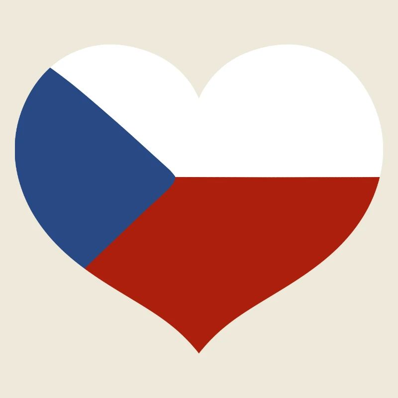 Czech Heart Flag