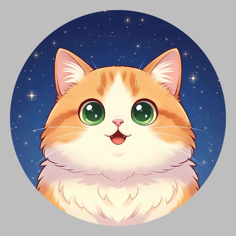 Chaton de la Nuit Étoilée