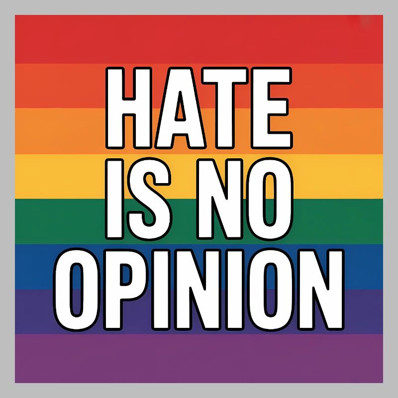 Hate is no Opinion - Antifa Merch