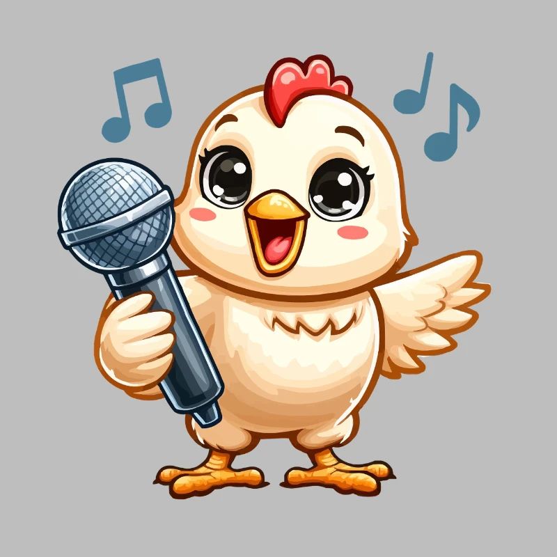 Chick Karaoke with Microphone