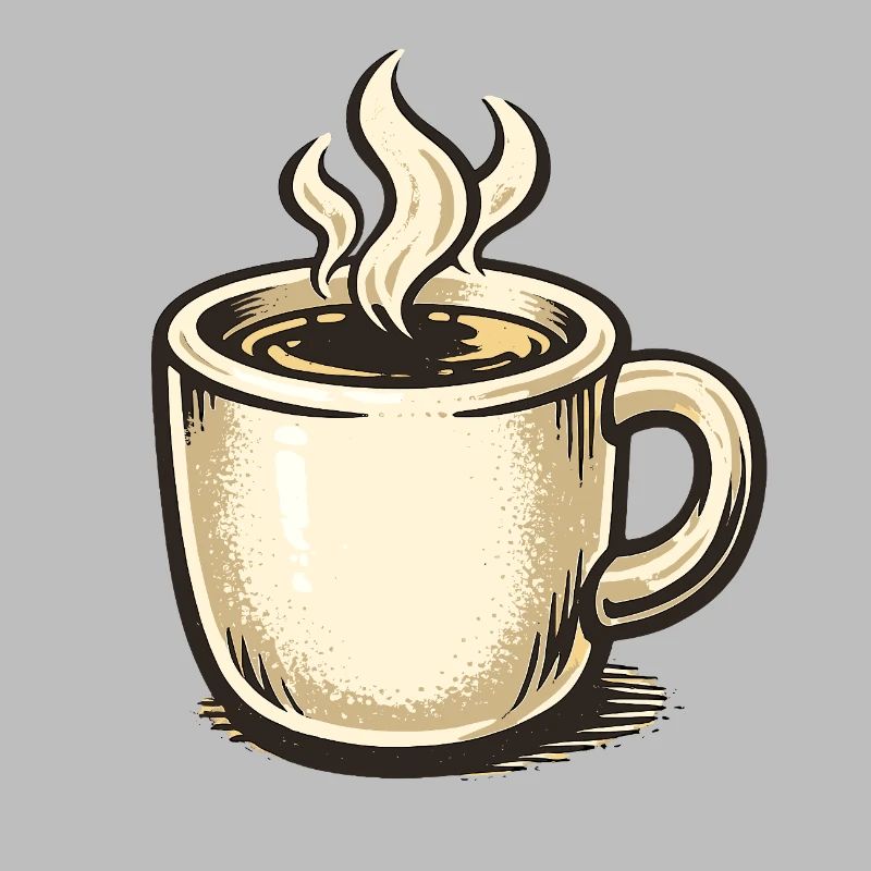 Coffee Whimsy Mug Sketch