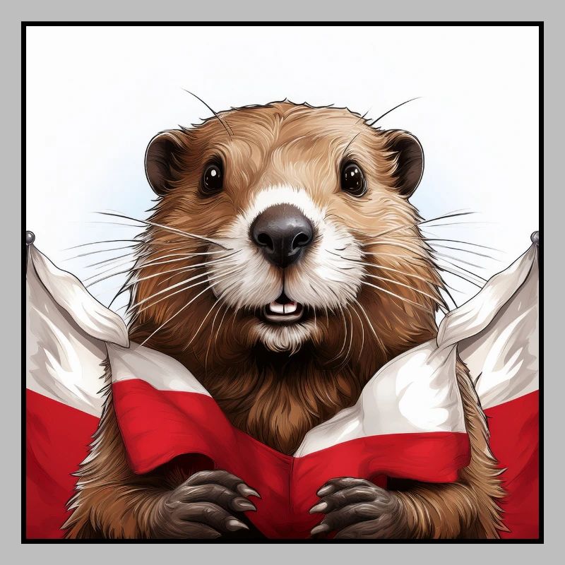 Drapeau de la Pologne du Beaver