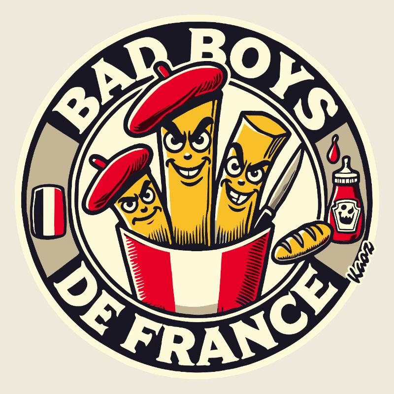 Conception du trio de bérets frites