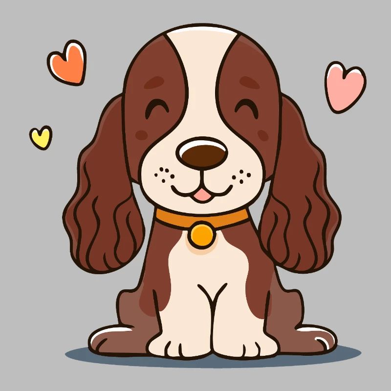 Puppy with fuzzy ears (chibi comic)