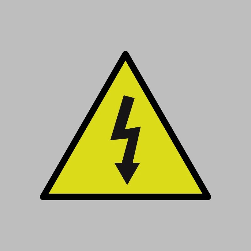 signal de danger d'électricité
