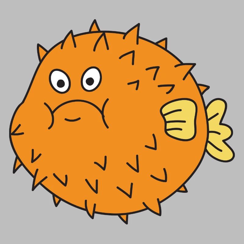 Puffer fish sea ocean under water