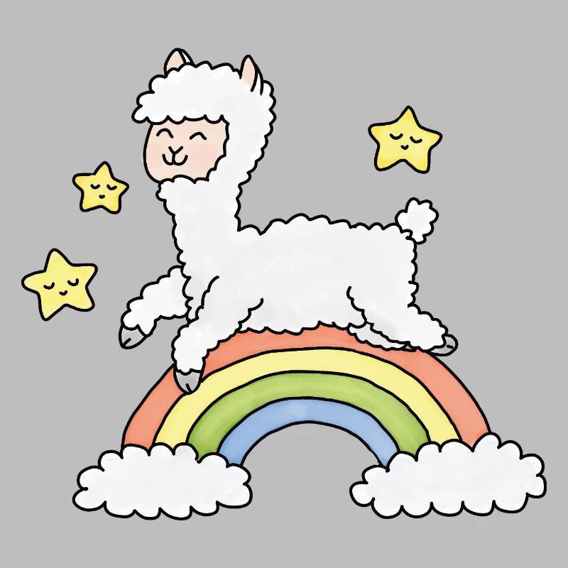 Alpaca Rainbow Dream