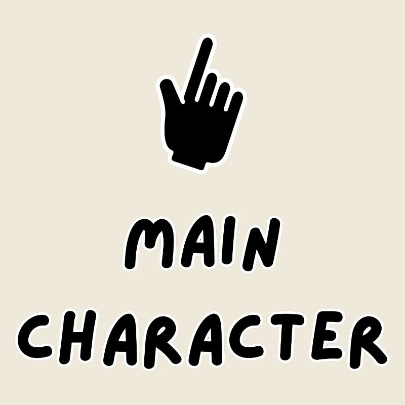 Main Character – Bold Typography Design