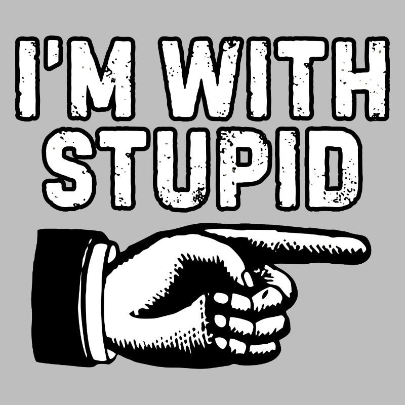 Ich bin mit dummem Zeigefinger