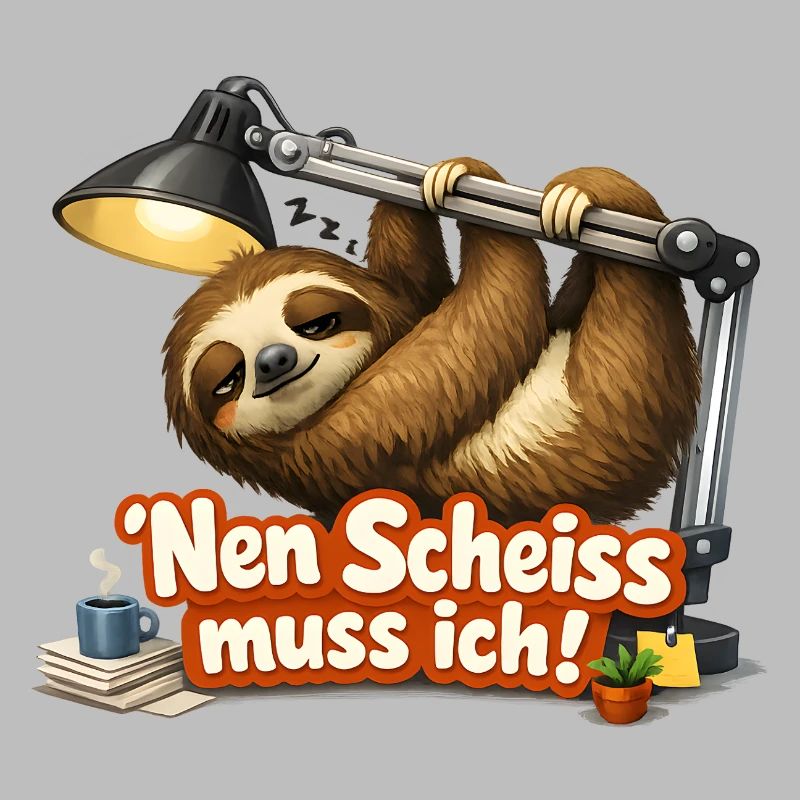 nen Scheiss muss ich frecher Spruch