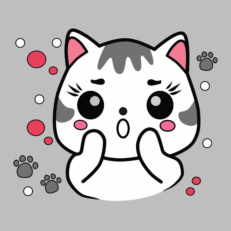 Surprised Cute Cat