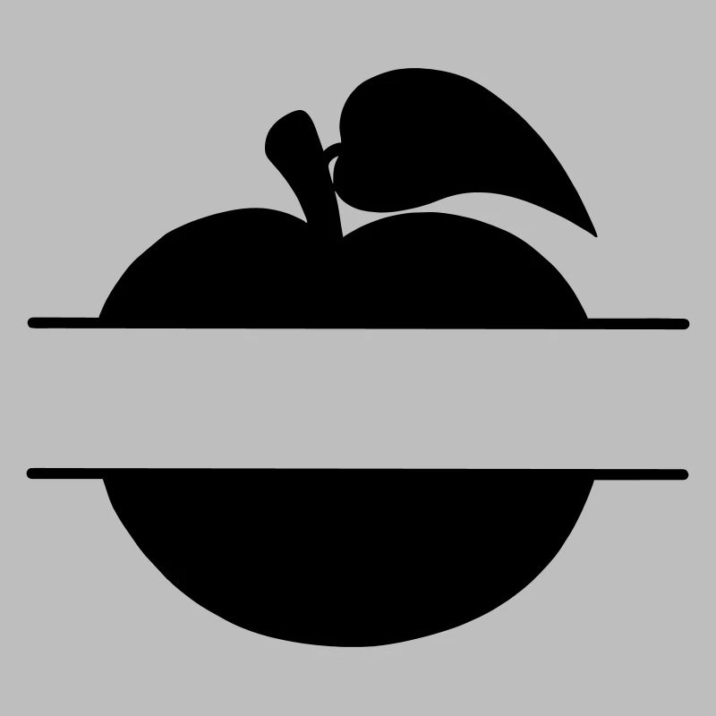 Textausschnitt im Apfel