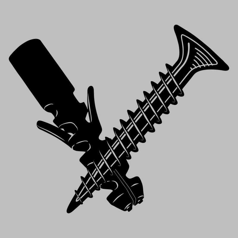 Screw and plug