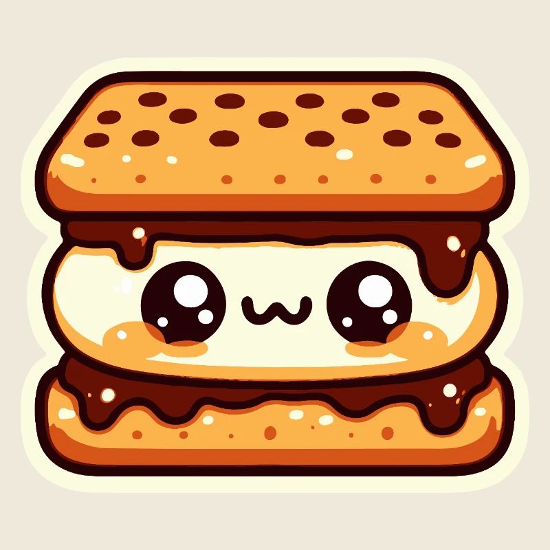 Kawaii Chocolate Cookie