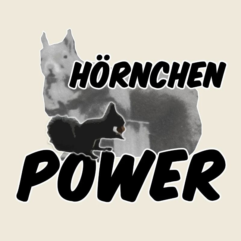 Hörnchenpower Eichhörnchen Tiere Spruch