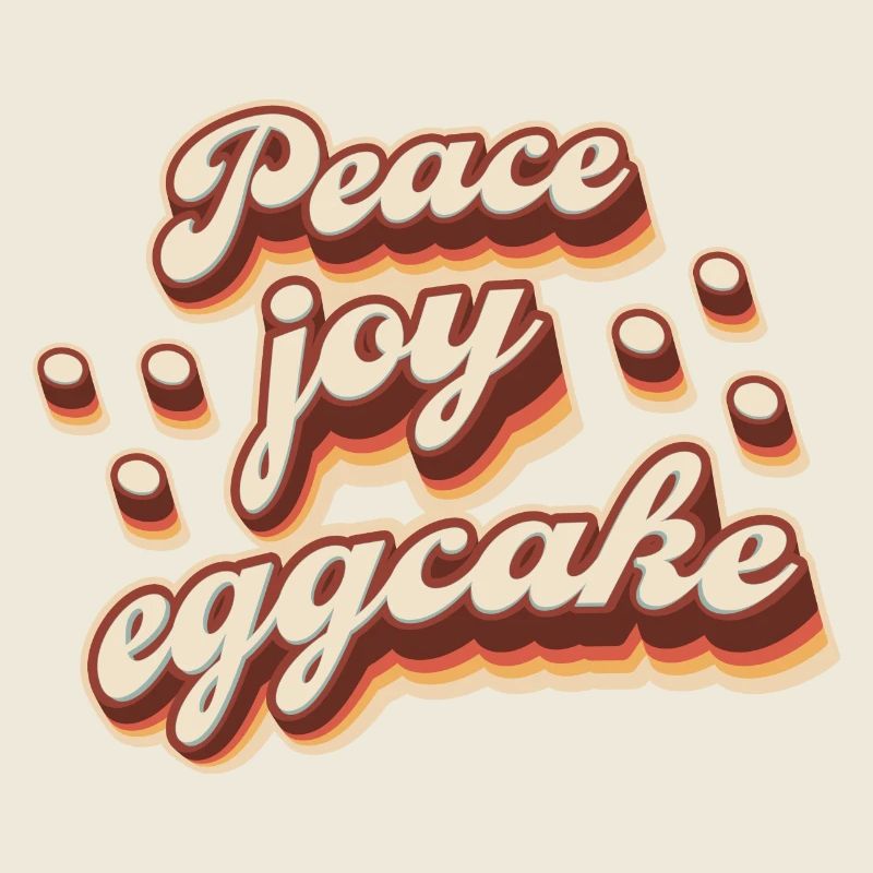 Peace Joy Eggcake