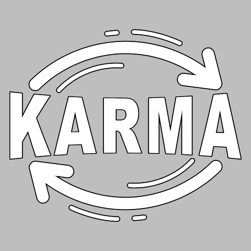 Karma - Minimalistisches Statement Design