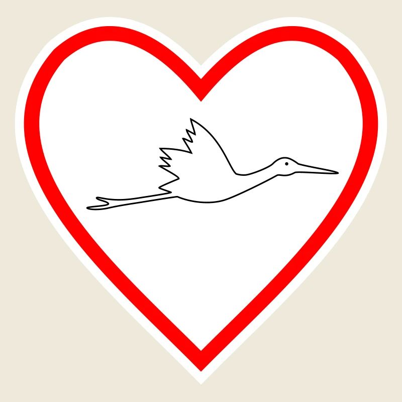 Herz Klapperstorch