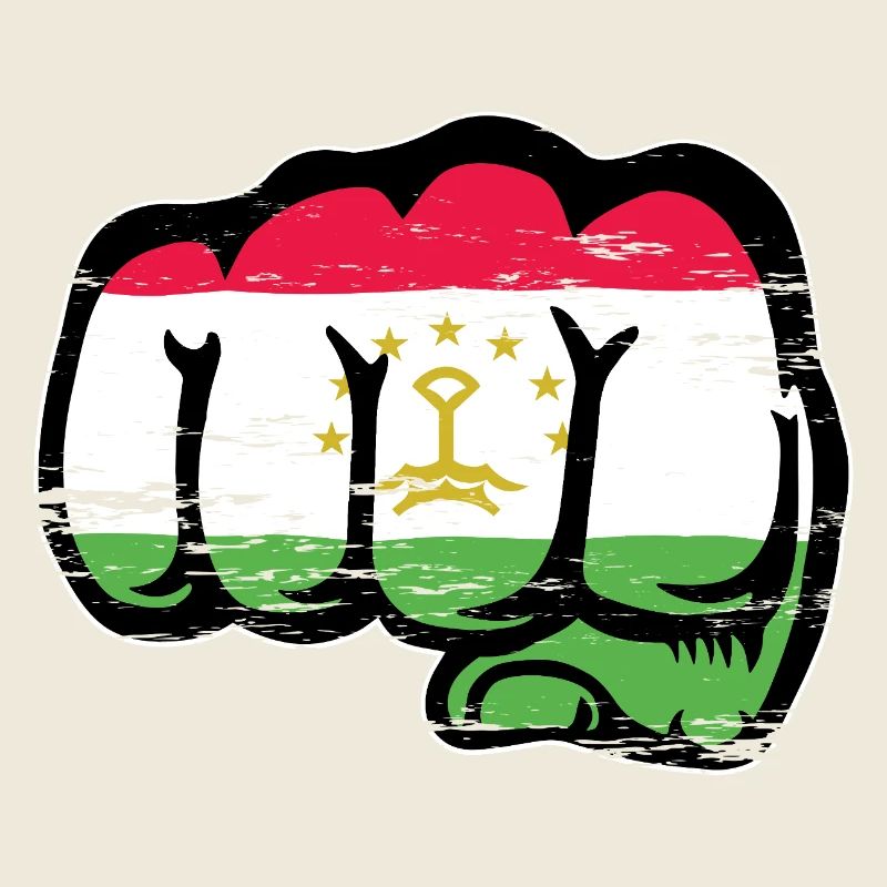Tadschikistan_Flagge_Faust_used