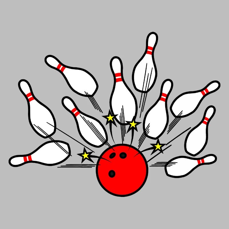 Bowling Strike Boule Rouge