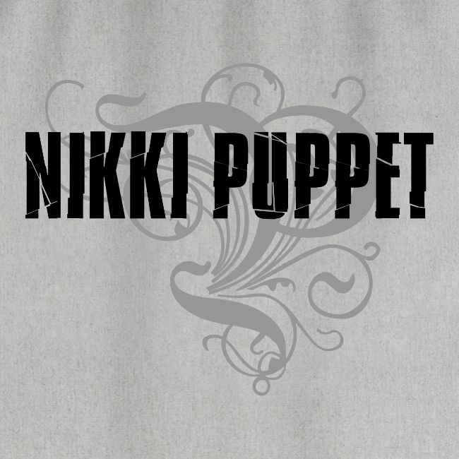NIKKI PUPPET LOGO schwarz