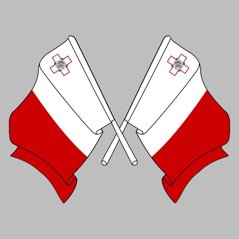 Two flags Malta