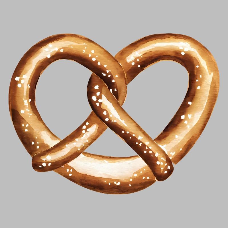 Heart Shaped Pretzel