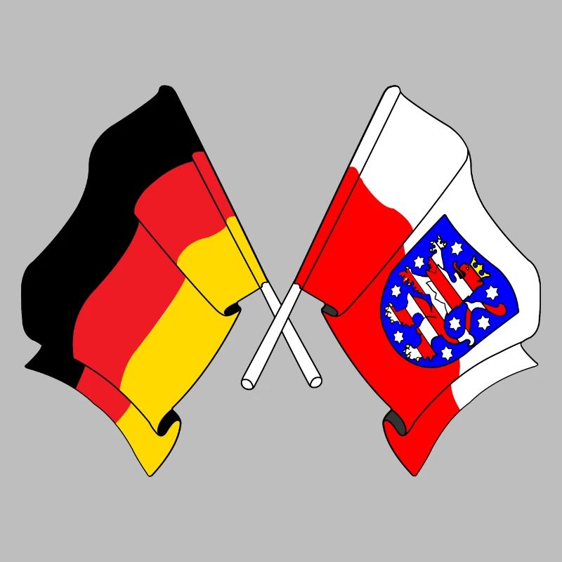 Drapeau Allemagne Thuringe