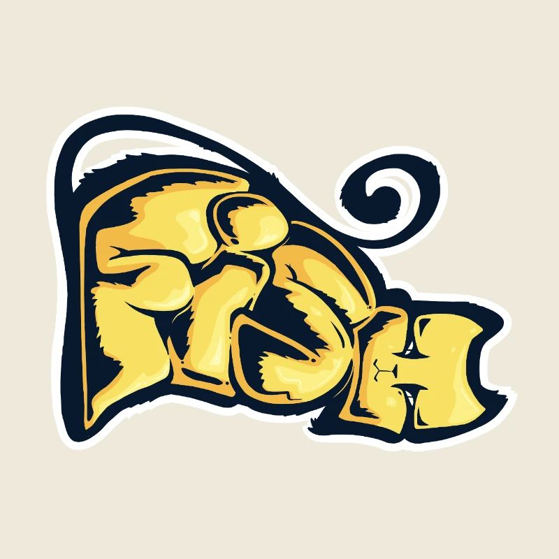Fish, a drawn word
