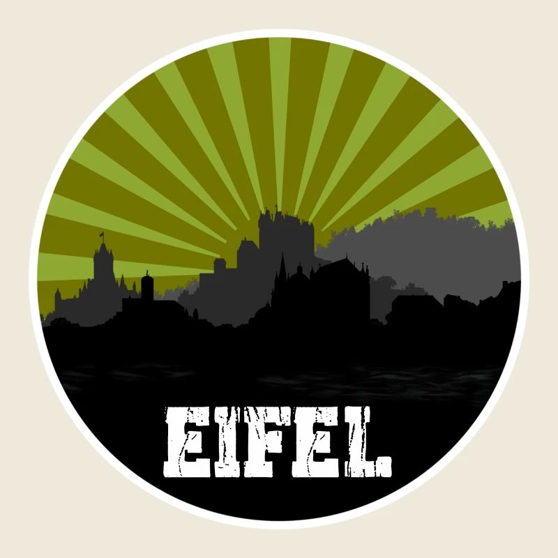 Eifel Skyline Retro