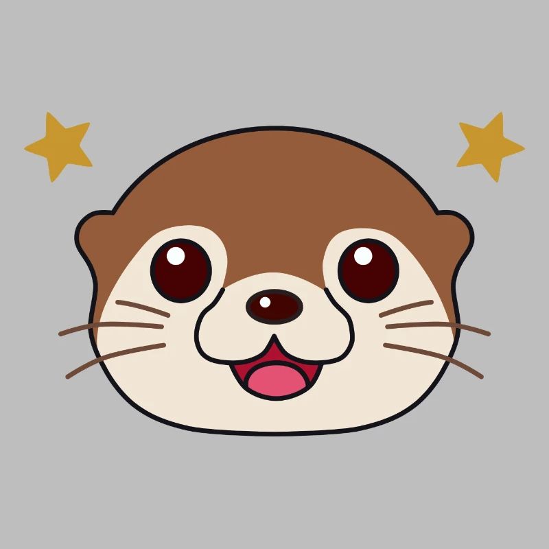 Smiling Cute Otter