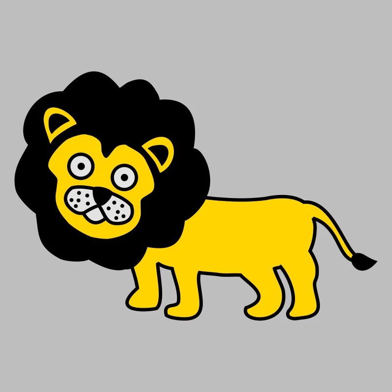 Löwe als Kinder Design