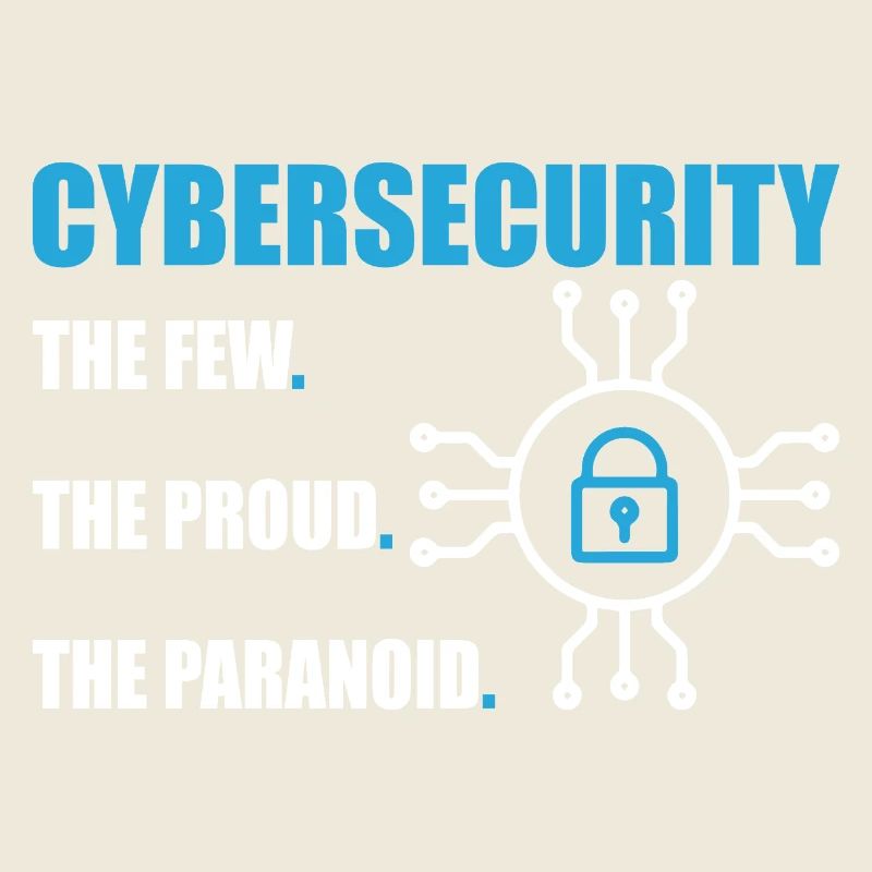 Lustiges Cybersicherheits-IT-Support-IT-Sicherheitsnetzwerk