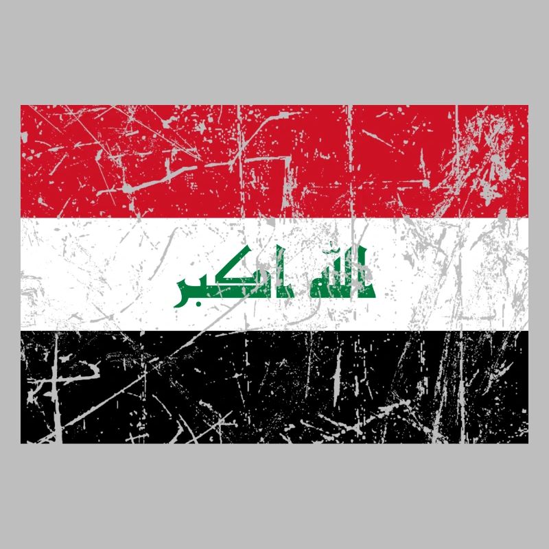 Drapeau irakien drapeau de l'Irak Fahne drapeau