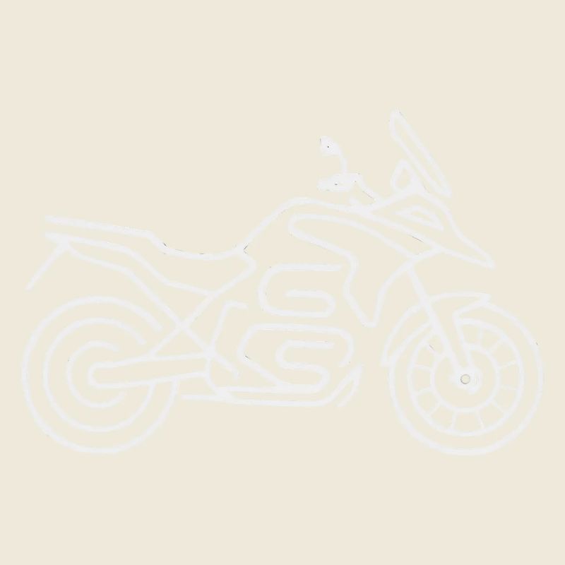 Motorcycle GS white