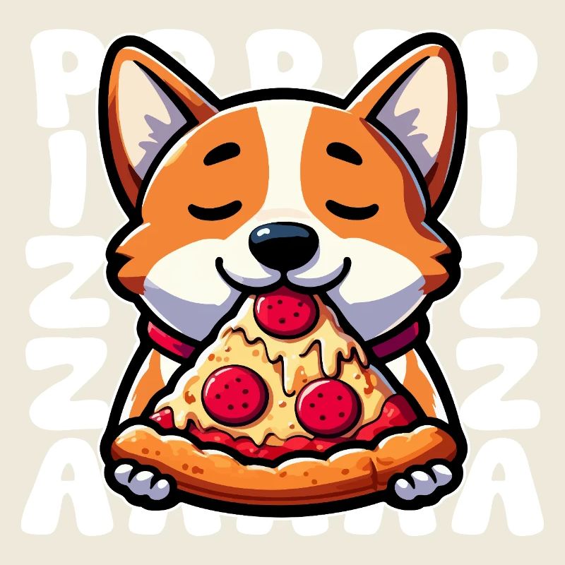 Corgi Pizza Delight