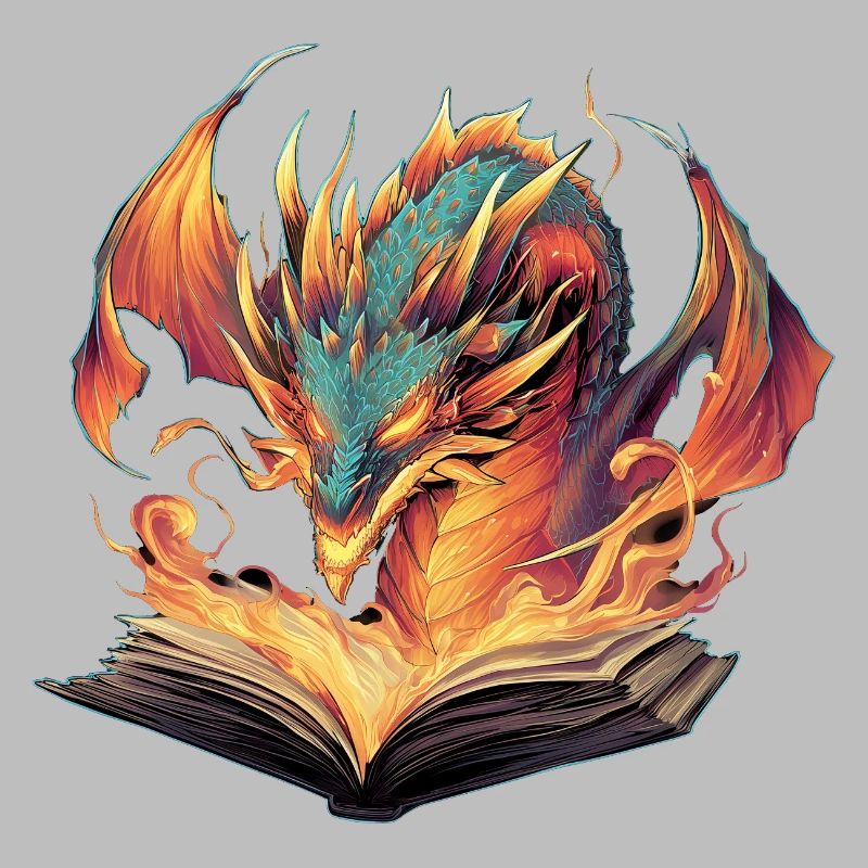 Drachenbuch Transformationsfeuer-Design
