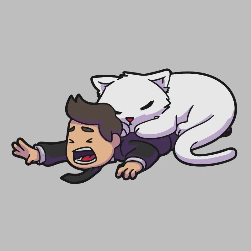 Kuschelattacke Katze