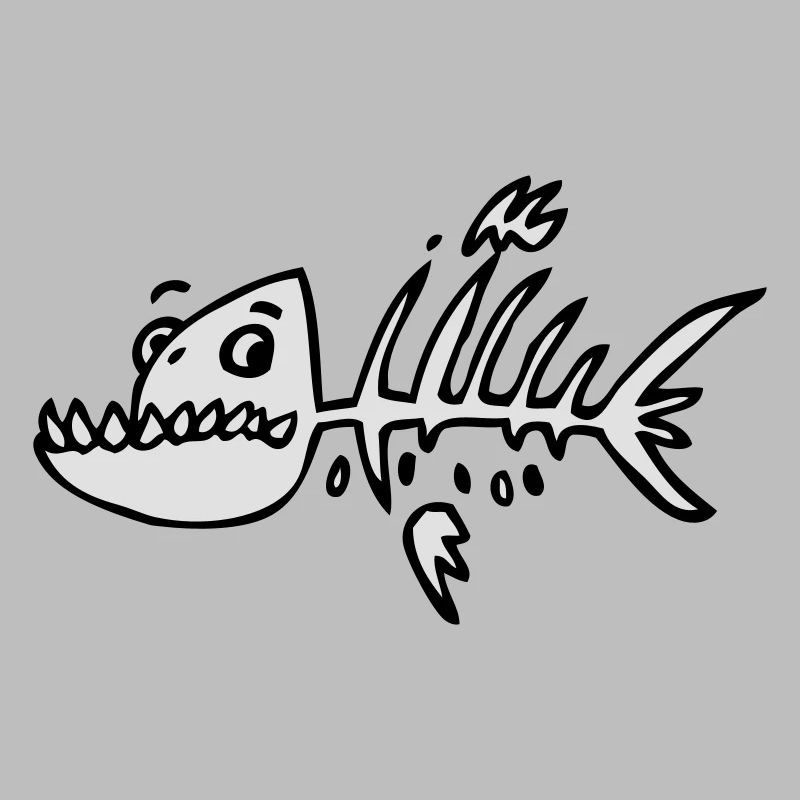 skeleton fish