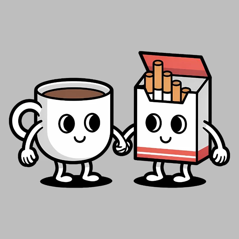 Café et cigarettes - Petit-déjeuner balkanique drôle