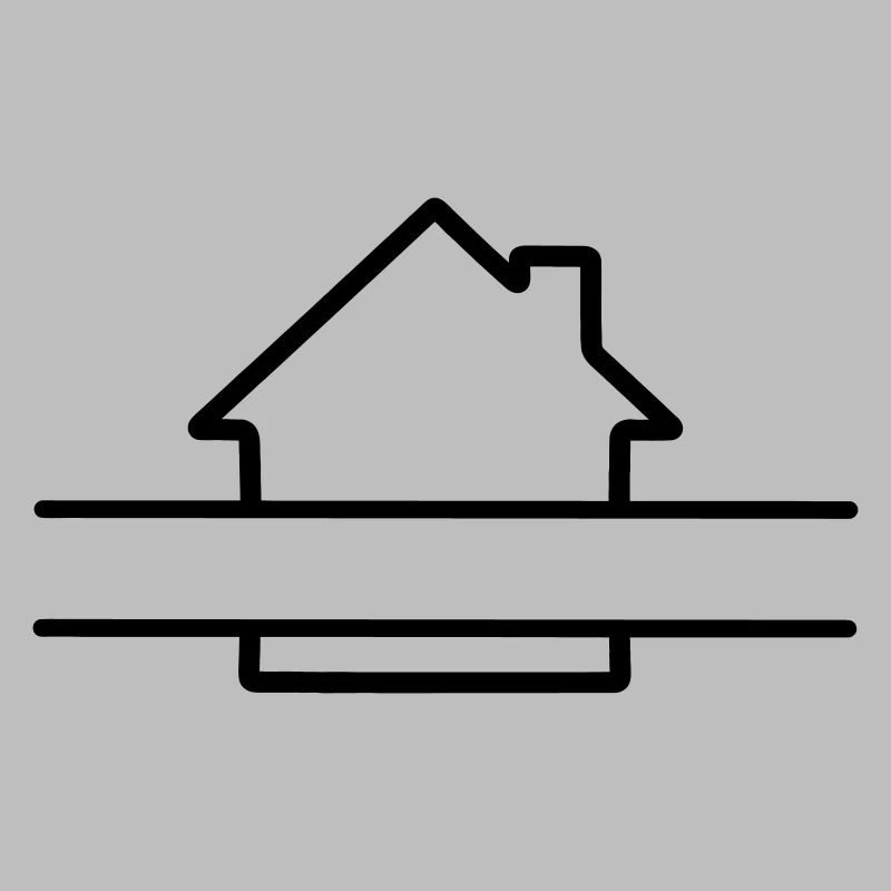 Haus einfaches langes Textbanner