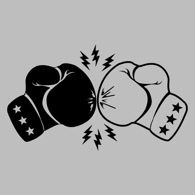 Boxboxhandschuhe Kontakt mit Blitz