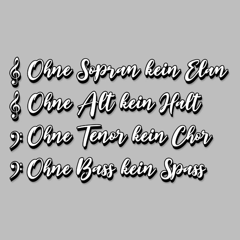 SATB Choir Saying