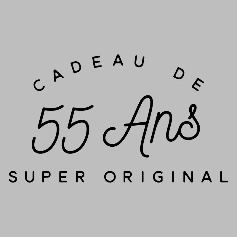 Cadeau 55 ans 