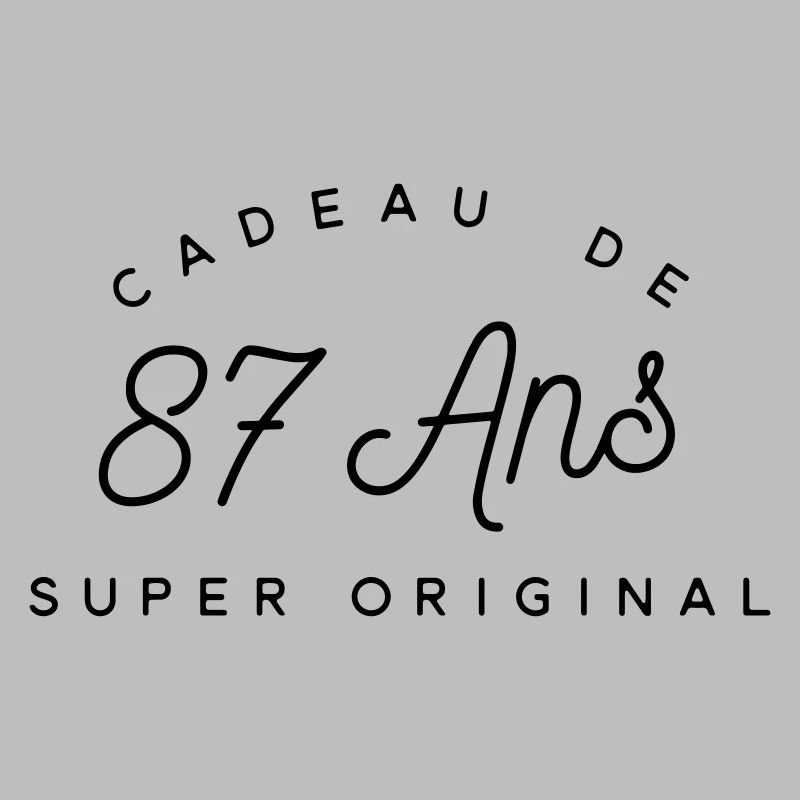 Cadeau 87 ans 