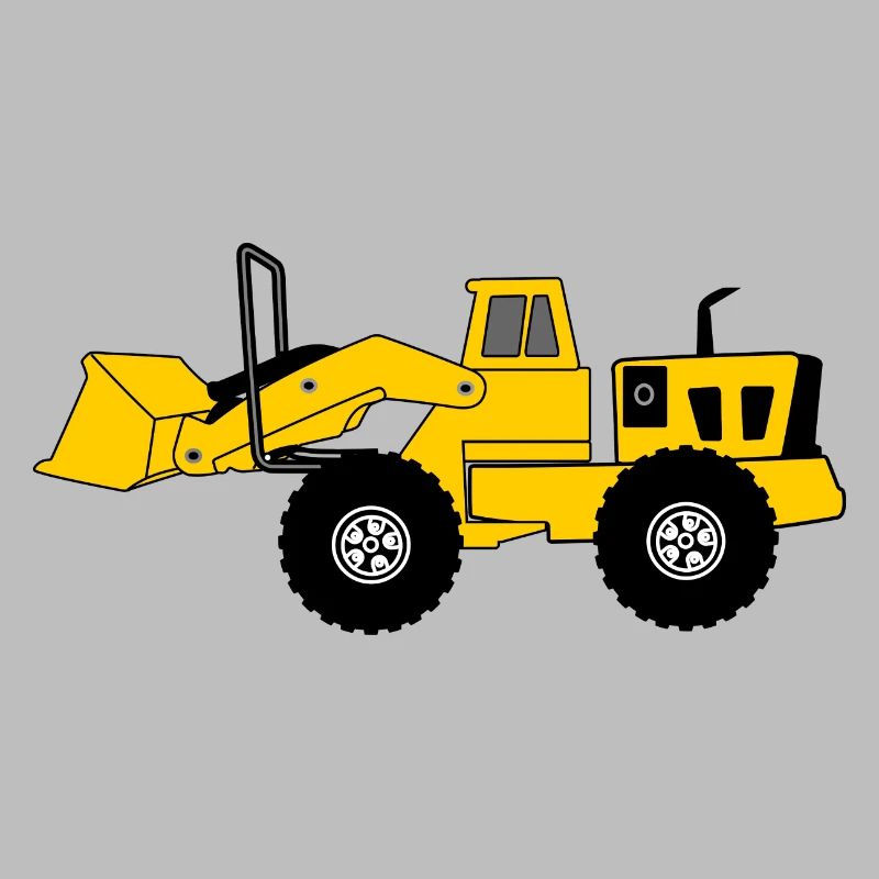 Gelber Bulldozer