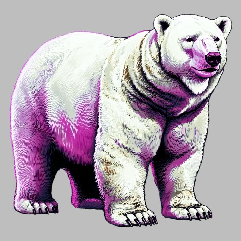 White polar bear