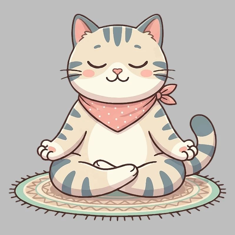 Chat zen méditation 