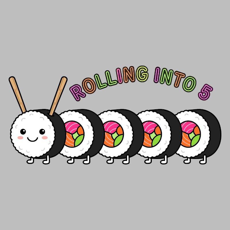 Rolling Into 5 Sushi Geburtstag
