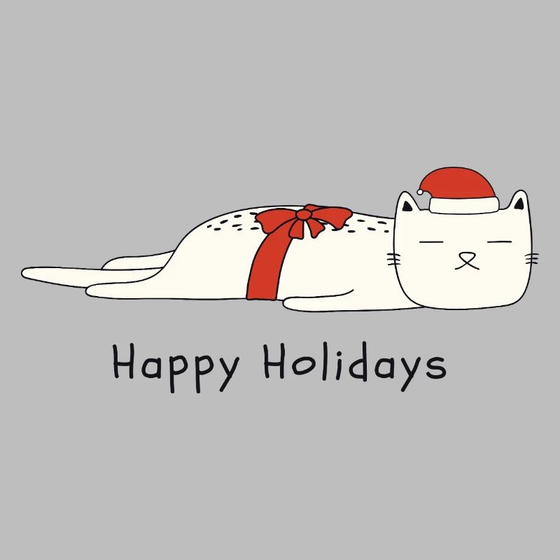 Drôle de chat Noël